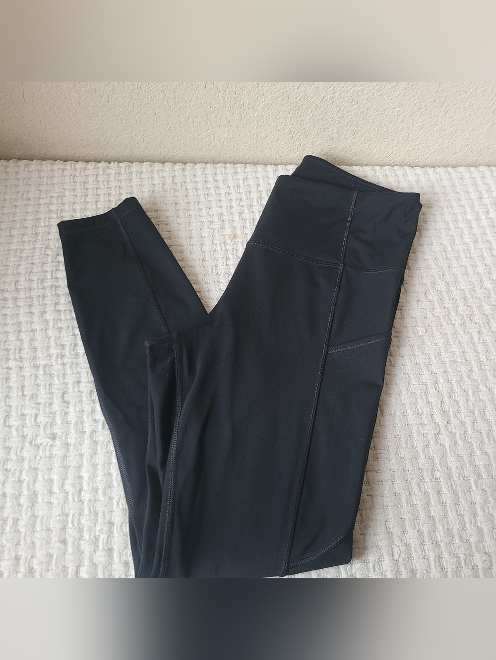 #21 CRZ YOGA Black High-Waist Athletic Leggings Women's Size S